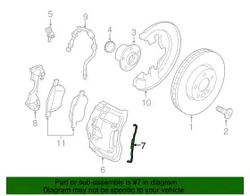 30671593 Volvo Genuine Caliper Spring #2