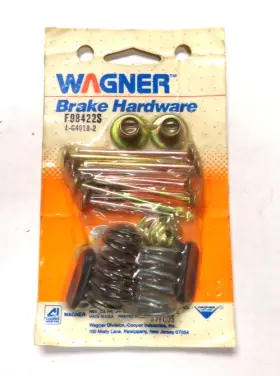 F98422s Wagner Drum Brake Shoe Hold Down Kit 1976-2002 Gm Truck/suv 11 Inch Rr