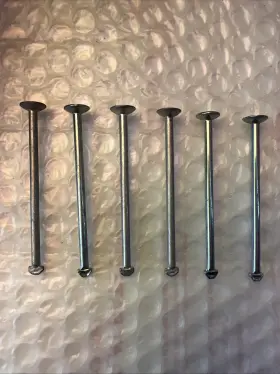 F23878 Wagner H1110 Drum Brake Shoe Hold Down Spring Pin Set Of 6 T114