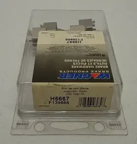 F139866 Wagner H5667 Automotive Disc Brake Hardware Kit