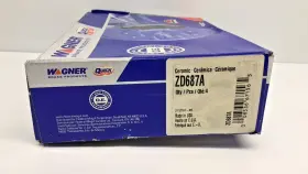 Zd687a Wagner Disc Brake Pad Set Front Ceramic #2
