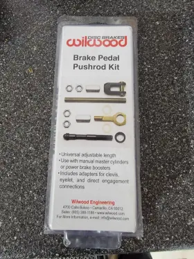 330-13914 Wilwood Brakes Brake Pedal Pushrod Kit Universal