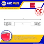 Brake Hose Fits Vw Passat 1.6 Front 96 To 05 With Abs Hydraulic 3U0611707 Apec. Fixed Price $15.05.