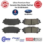 Stoptech Posi-quiet Rear Ceramic Disc Brake Pad Set For Saab 9-2X Subaru Impreza. Fixed Price $62.05.