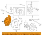 Gm Oem 14-19 Corvette Rear Suspension Brake Components-backing Plate 23332143. Fixed Price $94.92.