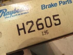 Brake Hardware Kit Raybestos Nos # H2605. Fixed Price $9.88.