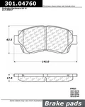 Centric Front Disc Brake Pad For Sienna, Camry (301.04760). Fixed Price $46.46.