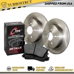 Rear Centric Oe Brake Pads And Rotors Kit For 2003-2014 Volvo XC90. Fixed Price $167.95.