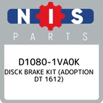 D1080-1VA0K Nissan Disck Brake Kit (adoption Dt 1612) D10801VA0K, New Genuine Oe. Fixed Price $156.62.