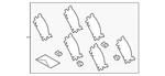 Genuine Toyota Disc Brake Pad Shim Kit 04946-02120. Fixed Price $42.17.