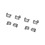 Mopar 68459899AA Disc Brake Pad Spring Kit For 2014 2023 Cherokee Jeep. Fixed Price $45.91.