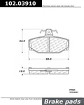 Centric Rear Disc Brake Pad For Volvo (102.03910). Fixed Price $23.02.