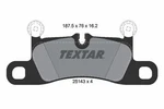 2514301 Textar Brake Pad Set, Disc For Porsche. Fixed Price $82.15.