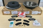 Oem 2014-2019 Toyota Highlander Hybrid Rear Brake Rotors, Tcmc Pads & Shims. Fixed Price $269.99.