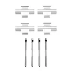 Disc Brake Hardware Kit-premium Dfc 340-67042 Fits 18-20 Nissan Gt-r. Fixed Price $46.99.