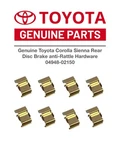 Genuine Toyota Corolla Sienna Rear Disc Brake Anti-rattle Hardware 04948-02150. Fixed Price $23.94.