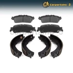 Brake Pad Drum Shoe Front Rear Fits Dodge Colt Eagle Summit. Fixed Price $51.14.