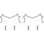 Dorman HW13003 Disc Brake Hardware Kit For Select 68-13 Lexus Toyota Models. Fixed Price $10.99.