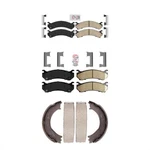 Front Brake Pads Rear Parking Shoes Kit For Gmc Sierra 3500 Classic 2007 OEZ5. Fixed Price $121.31.