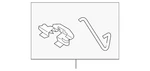 Genuine Toyota Disc Brake Anti-rattle Clip Set 04948-12071. Fixed Price $20.99.