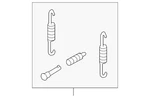 Genuine Audi Mount Kit 7L0-698-545-A. Fixed Price $93.12.