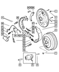 Genuine Mopar Brake Shoe Hold Down Spring 4746782. Fixed Price $34.31.