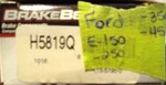 Brakebest H5819Q Disc Hardwar Kit Same As Carlson. Fixed Price $13.33.