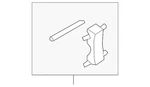 Genuine Volkswagen Brake Pads Mount Kit 7L0-698-269-A. Fixed Price $102.00.