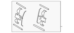 Genuine Toyota Disc Brake Anti-rattle Clip Set 04947-52080. Fixed Price $30.04.