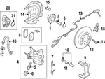 Genuine Volkswagen Spring 5WA-615-269. Fixed Price $16.17.