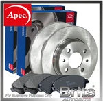 Genuine Apec Blue Rear Brake Discs & Pads For Toyota Yaris 1.33 1.4 2005-12. Fixed Price $81.97.