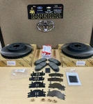 2010-2015 Toyota Prius Genuine New Front Brake Kit Oem Rotors Tcmc Pads & Shims. Fixed Price $225.00.