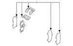 Genuine Subaru Brake Pads Hardware Kit 26298FL01B. Fixed Price $35.52.