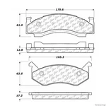 Front Disc Brake Pad For B1500, B2500, B3500, B150, B250, B350+MORE (104.01230). Fixed Price $36.84.
