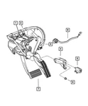 Genuine Mopar Adjuster Cable 5134313AA. Fixed Price $5.66.