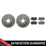 Centric Front Brake Rotors & Metallic Pads 3PCS For Mercedes-benz C230. Fixed Price $151.44.