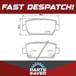 Brake Pads Set Fits Mitsubishi Eclipse Gk 1.5 Rear 2017 On 4B40 Brembo 4605B997. Fixed Price $64.35.