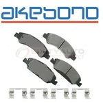 Akebono Pro-act Front Disc Brake Pad Set For 2005-2018 Chevrolet Silverado Bd. Fixed Price $109.08.