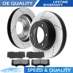 Front Disc Brake Rotors And Ceramic Pads For Toyota Tacoma 2005-2020 6 Lug. Fixed Price $86.76.