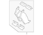 Genuine Ford Pad Brake FL3Z-2200-D. Fixed Price $81.73.