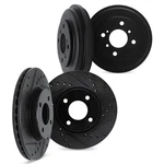 For Nissan 200SX 84 Dfc Premium Drilled & Slotted Front Rear Brake Rotor Set. Fixed Price $200.92.