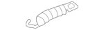 Genuine Nissan Drum Brake Shoe Return Spring 44092-5RB0A. Fixed Price $7.07.