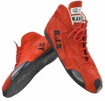 Racing Driving Shoes Red Mid Top Size 8 Sfi 3.3.5 Rjs Touring Pro Street. Fixed Price $84.99.