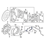For Nissan Titan 2023-2024 D40901PA1B Parking Brake Shoe Hardware Kit. Fixed Price $104.77.