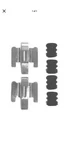 BRPK-5617 Motorcraft Brake Hardware Kit Rear New Mark Ford Taurus Cougar. Fixed Price $8.00.