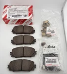Oem Toyota Prius Front Brake Pad 04465-47080, Shim Kit, Anti Rattle Clips. Fixed Price $100.00.