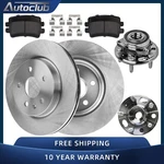 Rear Brake Rotors Pads And Wheel Hub Bearing Kit For 2011 - 2017 Buick Regal. Fixed Price $195.96.