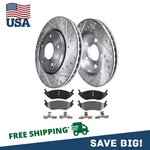 Rear Drilled Rotors Ceramic Brake Pads For Chrysler Aspen Dodge 1500 Durango. Fixed Price $69.31.