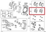 Genuine Toyota 2004-2007 Highlander Front Brake Shim Kit Anti Squeal 04945-48130. Fixed Price $22.74.