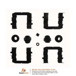 Carlson 13590Q Disc Brake Hardware Kit For Select 10-17 Hyundai Kia Models. Fixed Price $16.99.